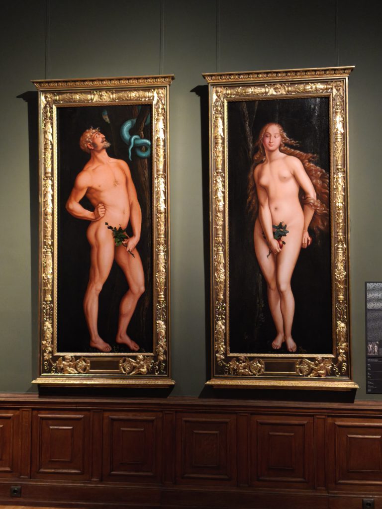 Hans Baldung: Adam und Eva im Museum in Budapest