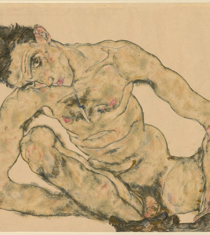 Egon Schiele: Aktselbstbildnis.